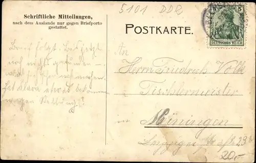 Ak Waltersleben Erfurt in Thüringen, Gasthaus, Totalansicht, Straßenpartie