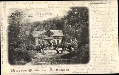 Ak Römhild in Thüringen, Waldhaus am Sandbrunnen