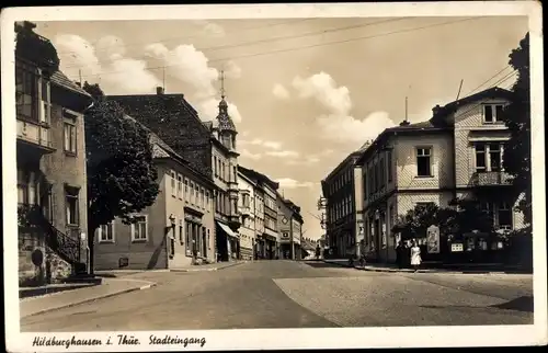 Ak Hildburghausen in Thüringen, Stadteingang