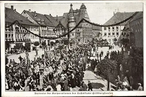 Studentika Ak Hildburghausen in Thüringen, Vertreter der Korporationen des Technikums