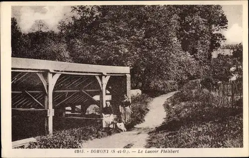 Ak Domont Val d'Oise, Le Lavoir Philibert