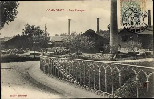 Ak Commercy Meuse, Les Forges