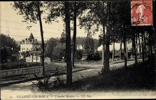 Ak Villiers-sur-Morin Seine et Marne, L'ancien Moulin