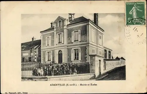 Ak Adainville Yvelines, Mairie, Ecoles