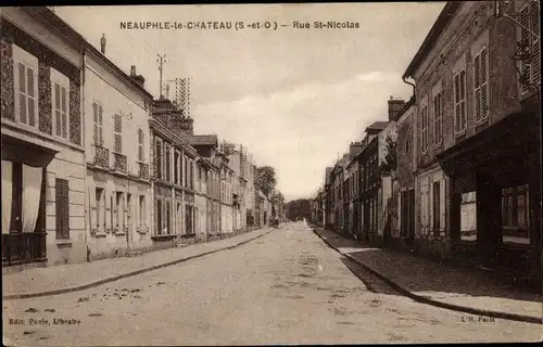 Ak Neauphle le Chateau Yvelines, Rue St Nicolas