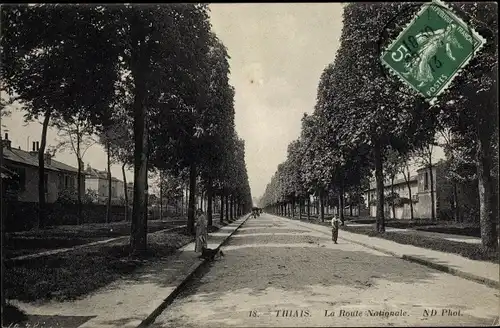 Ak Thiais Val de Marne, Route Nationale