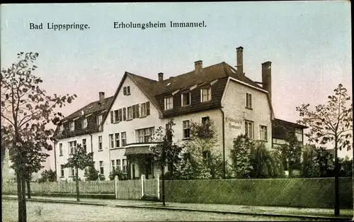 Ak Bad Lippspringe im Kreis Paderborn, Erholungsheim Immanuel