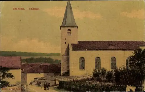 Ak Chonville Meuse, L'Eglise