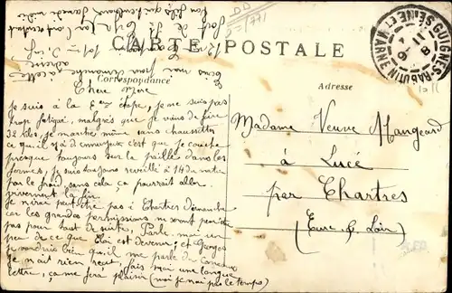 Ak Yèbles Seine et Marne, L'Église, vue générale