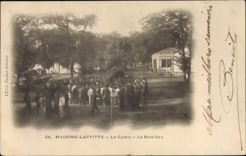 Ak Maisons Laffitte Yvelines, Le Camp, la Musique