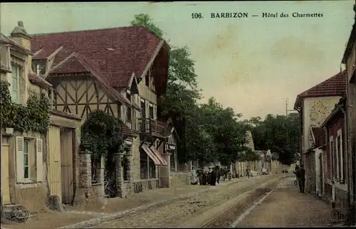 Ak Barbizon Seine et Marne, Hôtel des Charmettes