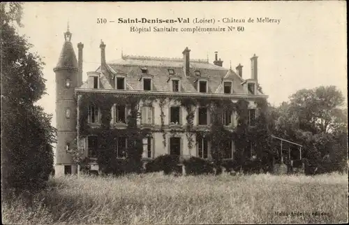 Ak Saint Denis en Val Loiret, Château de Melleray