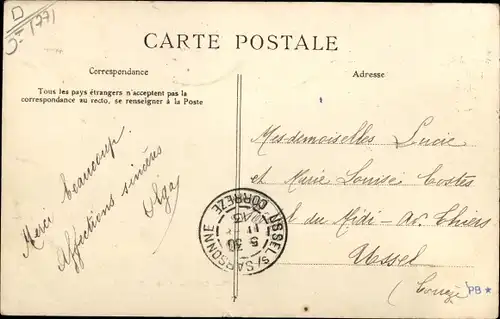 Ak Montigny sur Loing Seine et Marne, Grande Rue