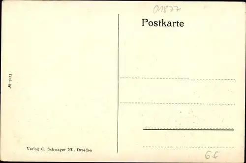 Ak Bischofswerda in Sachsen, Teich