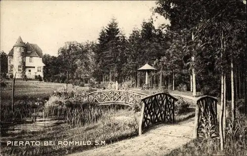 Ak Römhild in Thüringen, Villa Waldruh-Pierato