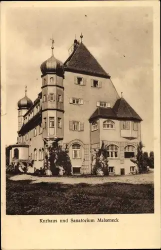 Ak Kraiburg am Inn, Kurhaus und Sanatorium Malseneck