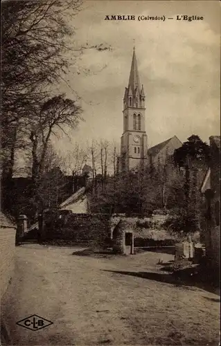 Ak Amblie Calvados, L'Eglise