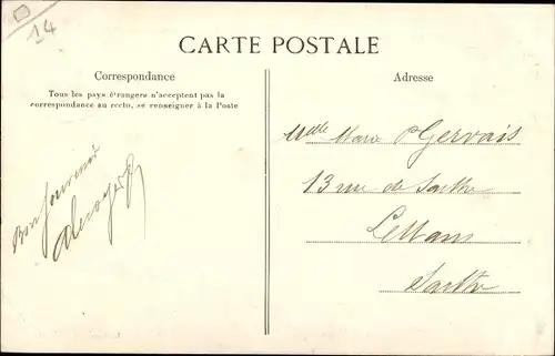 Ak Balleroy Calvados, L'Eglise et le Chateau