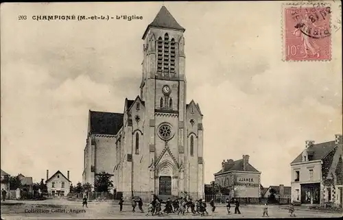 Ak Champigné Maine-et-Loire, L'Eglise