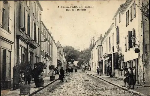 Ak Aire-sur-l'Adour Landes, Rue de l'Hospice