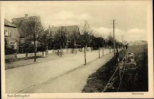 Ak Wellingdorf Kiel in Schleswig Holstein, Wehdenweg