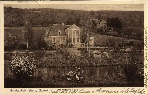 Ak Bad Gandersheim in Niedersachsen, Am Hroswitha Bad