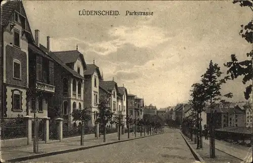 Ak Lüdenscheid im Märkischen Kreis, Parkstraße