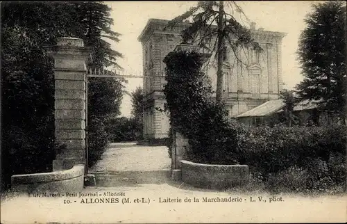 Ak Allonnes Maine et Loire, Laiterie de la Marchanderie