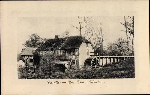 Ak Vauville Calvados, Vieux Moulin
