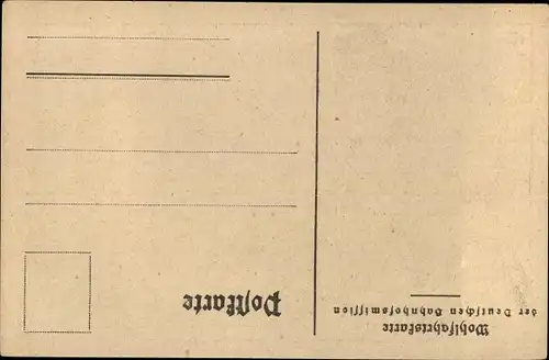 Künstler Ak Hafenbild, Dampfer, Wohlfahrtskarte, Bahnhofsmission