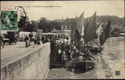 Ak Trouville sur Mer Calvados, Le Bac