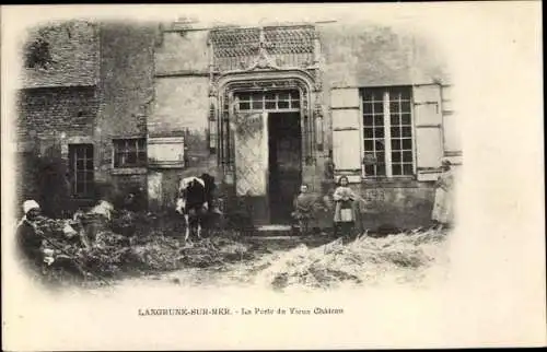 Ak Langrune sur Mer Calvados, La Porte du Vieux Chateau