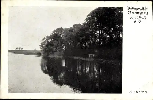 Ak Glinde in Schleswig Holstein, Glinder See