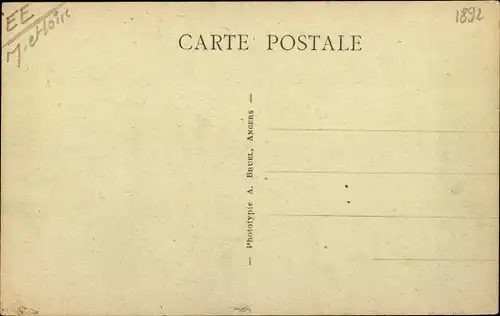 Ak Trélazé Maine et Loire, Carrieres de l'Hermitage, Atelier des Ouvrieres Fendeuses