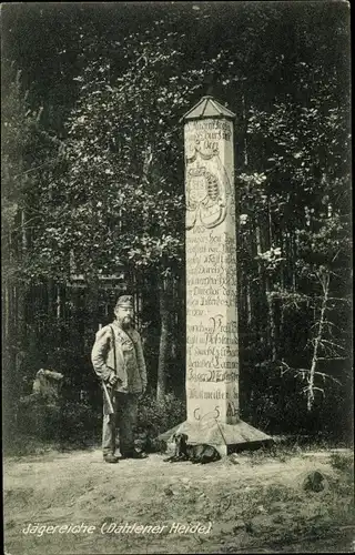 Ak Dahlen in Sachsen, Jägereiche