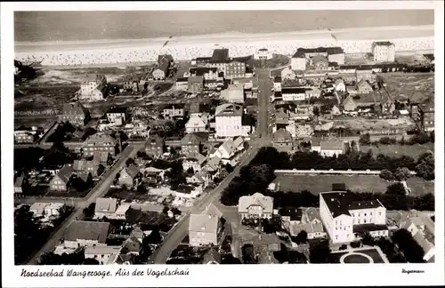 Ak Nordseebad Wangerooge in Ostfriesland, Fliegeraufnahme