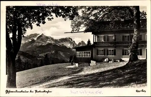 Ak Garmisch Partenkirchen in Oberbayern, Restaurant Gschwandnerbauer