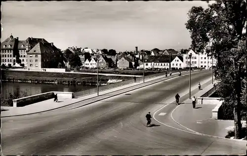 Ak Ingolstadt an der Donau Oberbayern, Donaubrücke