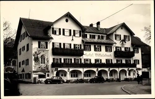 Ak Oberammergau in Oberbayern, Hotel Wittelsbach