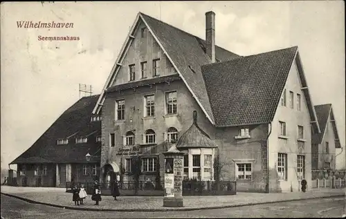 Ak Wilhelmshaven in Niedersachsen, Seemannshaus