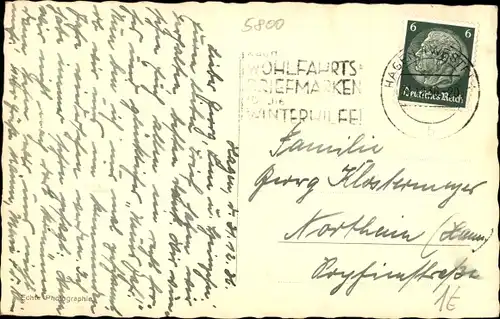 Ak Hagen in Westfalen, Funke Anlage