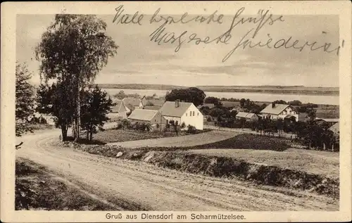 Ak Diensdorf Radlow am Scharmützelsee, Panorama