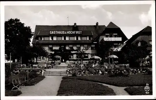 Ak Saig Lenzkirch im Schwarzwald, Gasthaus und Pension zum Hochfirst