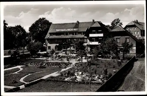 Ak Saig Lenzkirch im Schwarzwald, Gasthaus und Pension zum Hochfirst