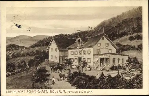 Ak Schweigmatt Raitbach Schopfheim in Baden, Pension
