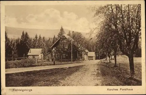 Ak Bischofsgrün im Fichtelgebirge, Karches Fortshaus