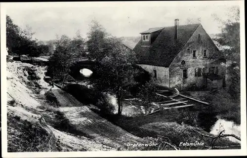 Ak Grafenwöhr in Bayern, Felsmühle