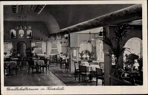 Ak Linda Brand Erbisdorf Sachsen, Schrödermühle, Gesellschaftsraum, Tanzdiele