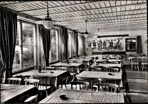 Ak Langnau am Albis Kanton Zürich, Wirtshaus Wildpark zum Langenberg