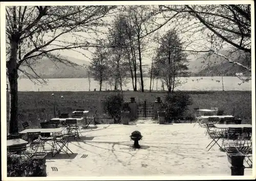 Ak Agnuzzo Muzzano Kanton Tessin Schweiz, Casa Coray, Terrasse